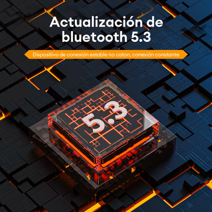 Audífonos Transformers Decepticons TF-T06 Grey 🎧 | Bluetooth 5.3 | Modo Dual | Sonido HIFI | Cancelación de Ruido | Conexión Estable