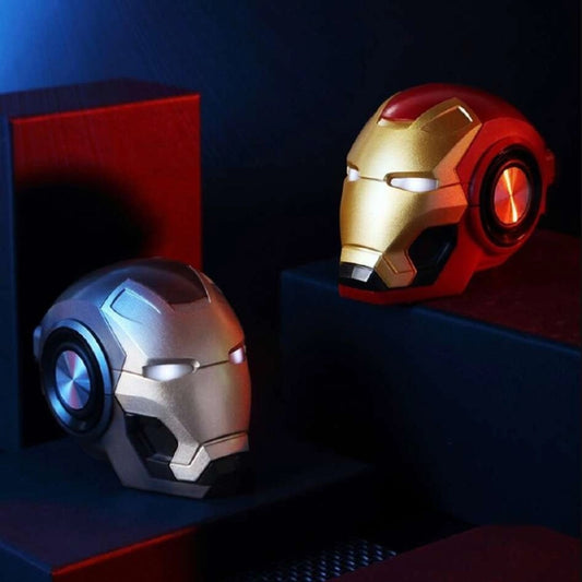 🔊 Altavoz Bluetooth Inalámbrico Iron Man – Potente Sonido y Diseño Único 🎶⚡